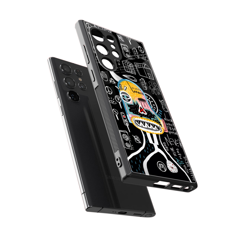 no expectations back phone cover | glass case for samsung galaxy s24 ultra