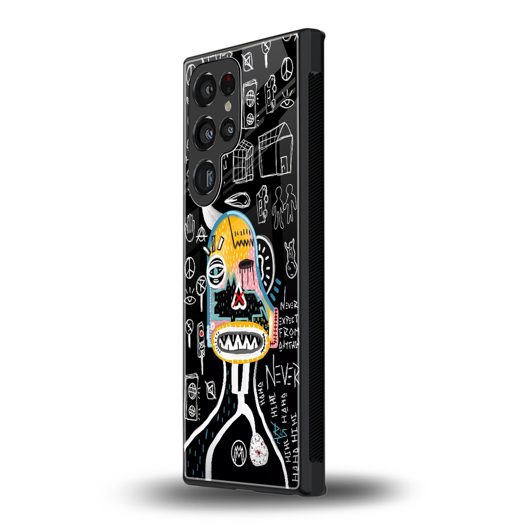 no expectations back phone cover | glass case for samsung galaxy s24 ultra