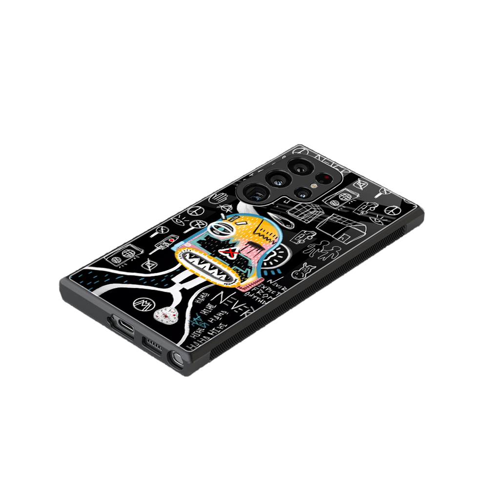 no expectations back phone cover | glass case for samsung galaxy s23 ultra