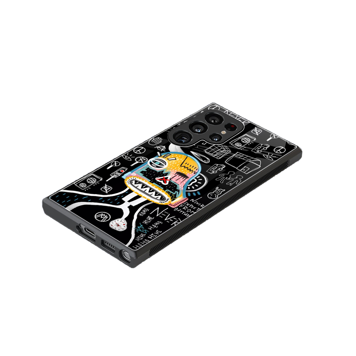 no expectations back phone cover | glass case for samsung galaxy s23 ultra