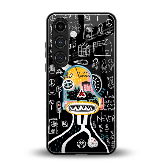 no expectations back phone cover | glass case for samsung galaxy s25
