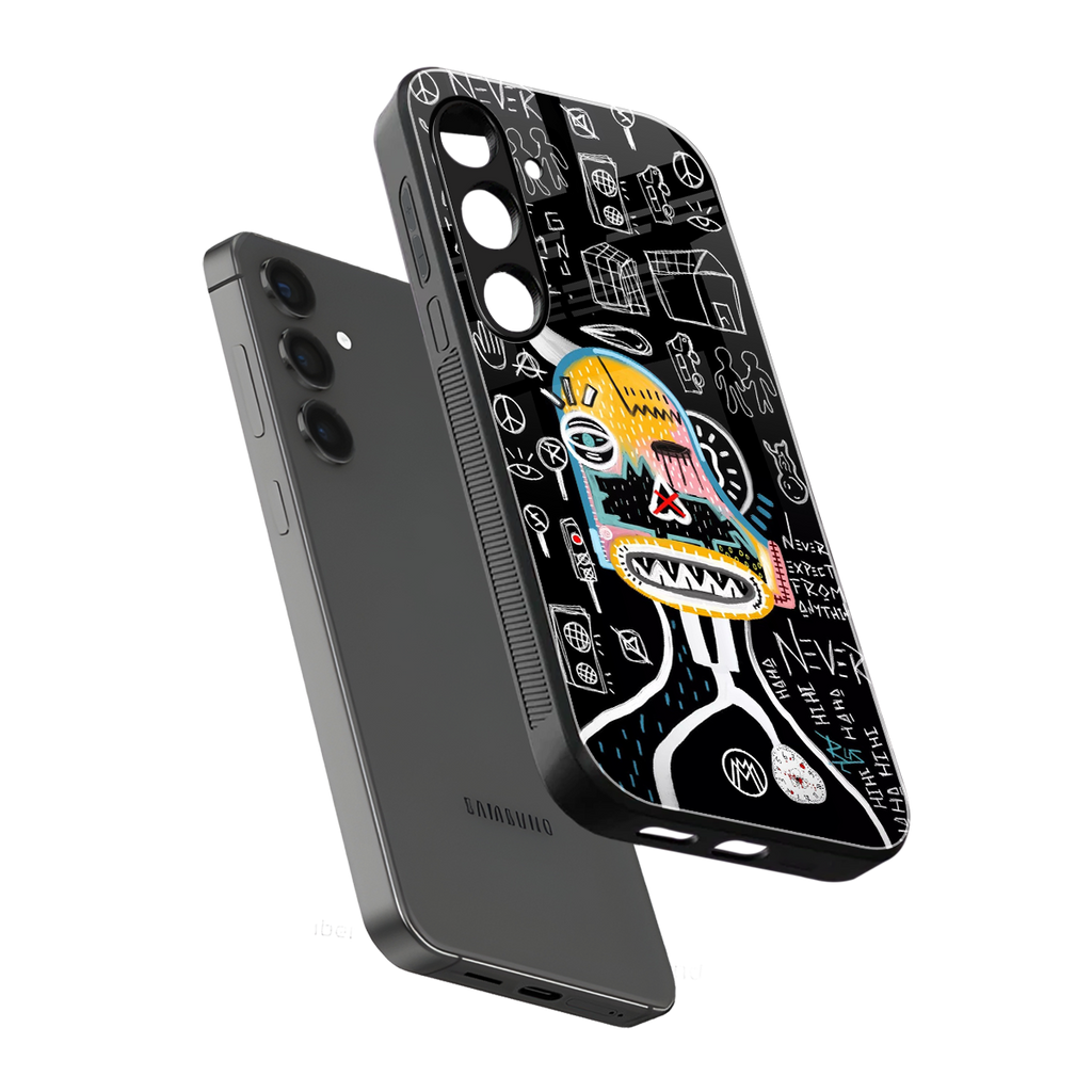 no expectations back phone cover | glass case for samsung galaxy s24 fe