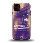 no limits back phone cover | glass case for iphone 15 plus