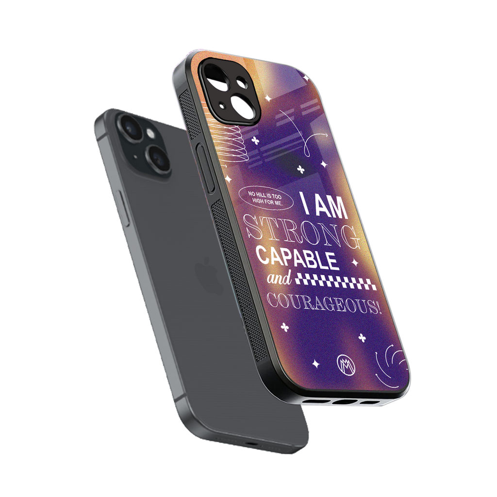 no limits back phone cover | glass case for iphone 15 plus