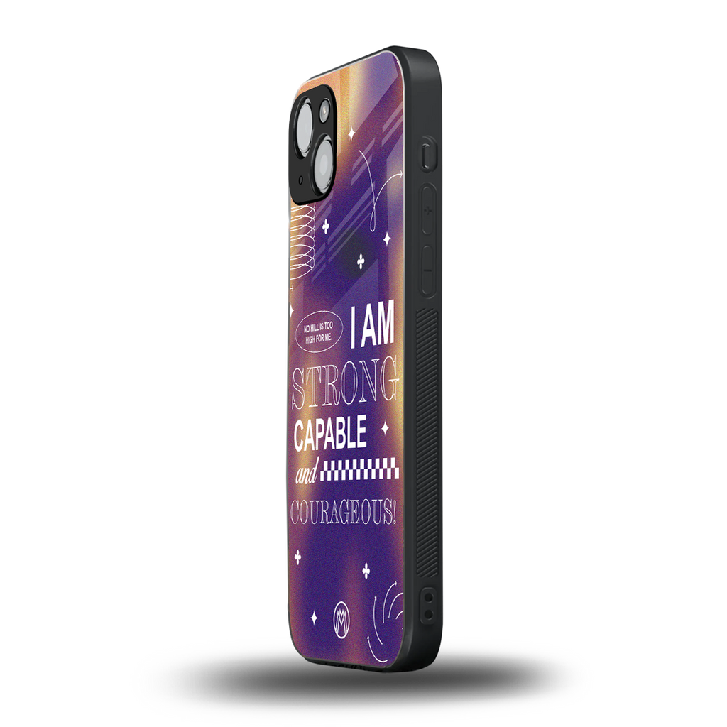 no limits back phone cover | glass case for iphone 15 plus