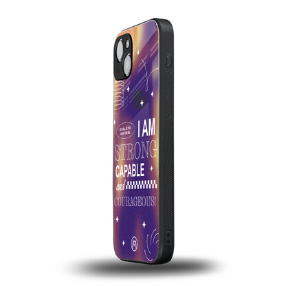 no limits back phone cover | glass case for iphone 15 plus