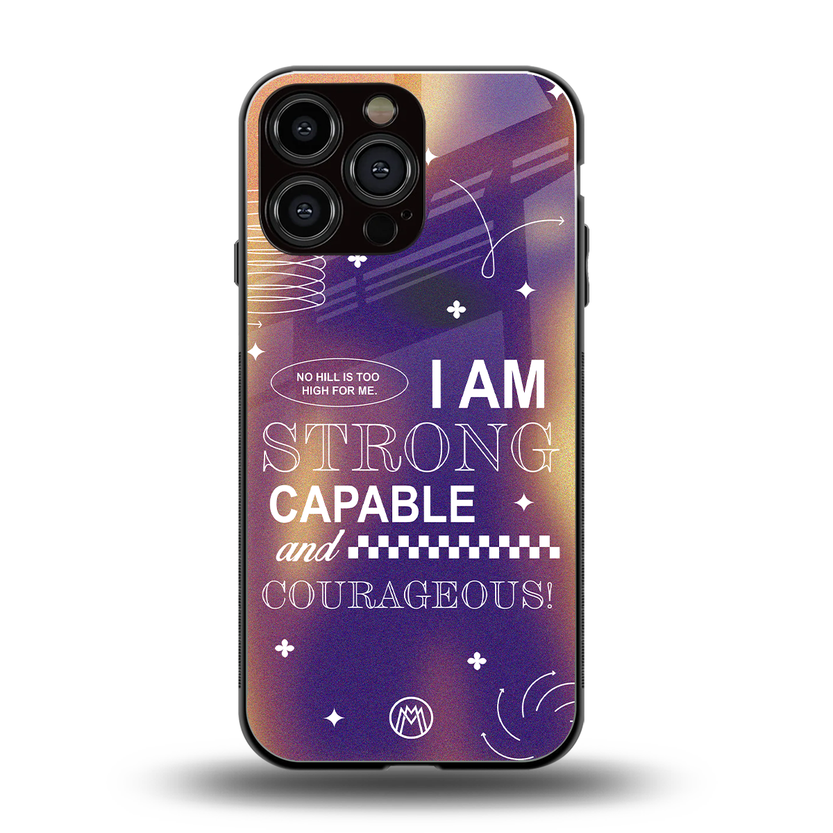no limits back phone cover | glass case for iphone 15 pro max