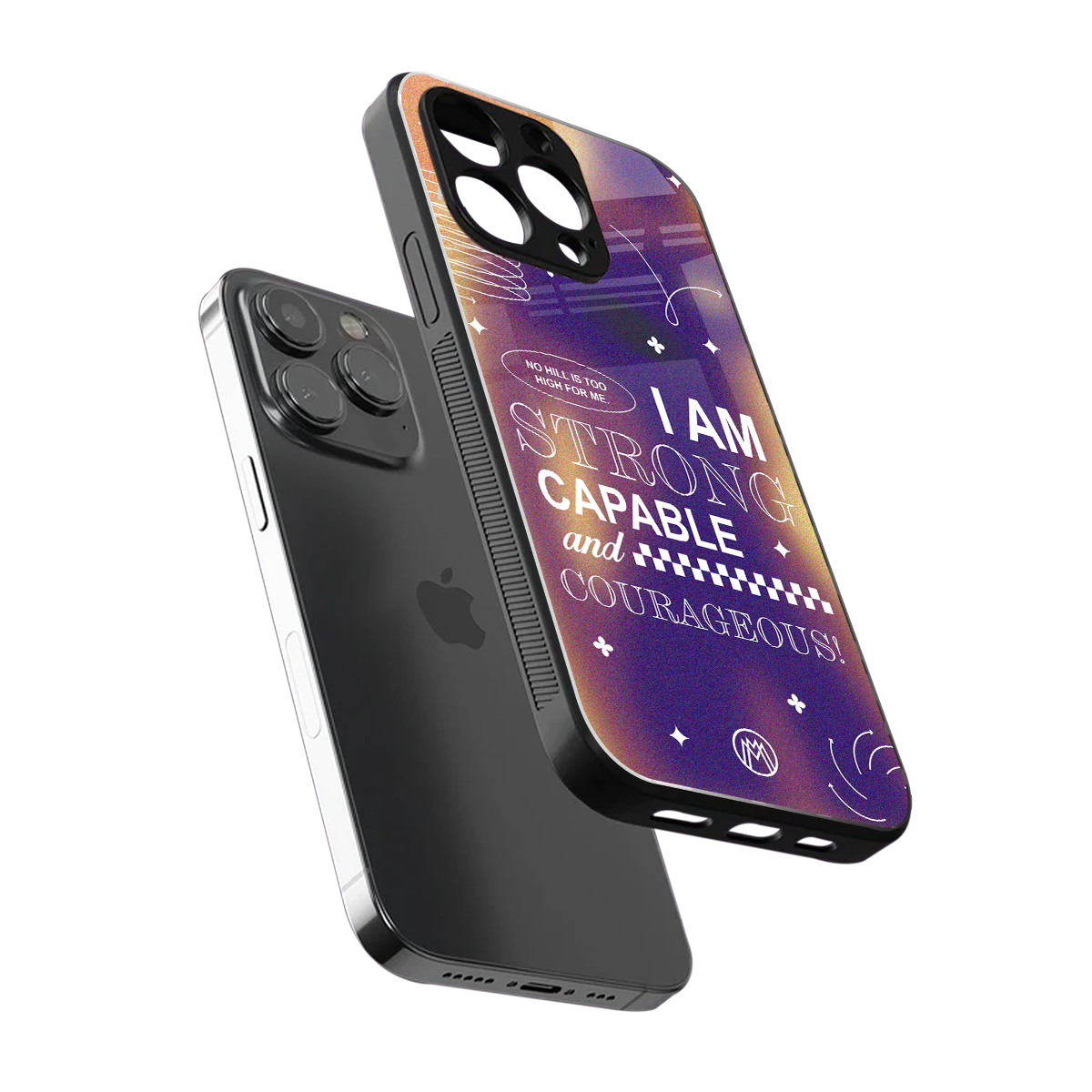 no limits back phone cover | glass case for iphone 15 pro max