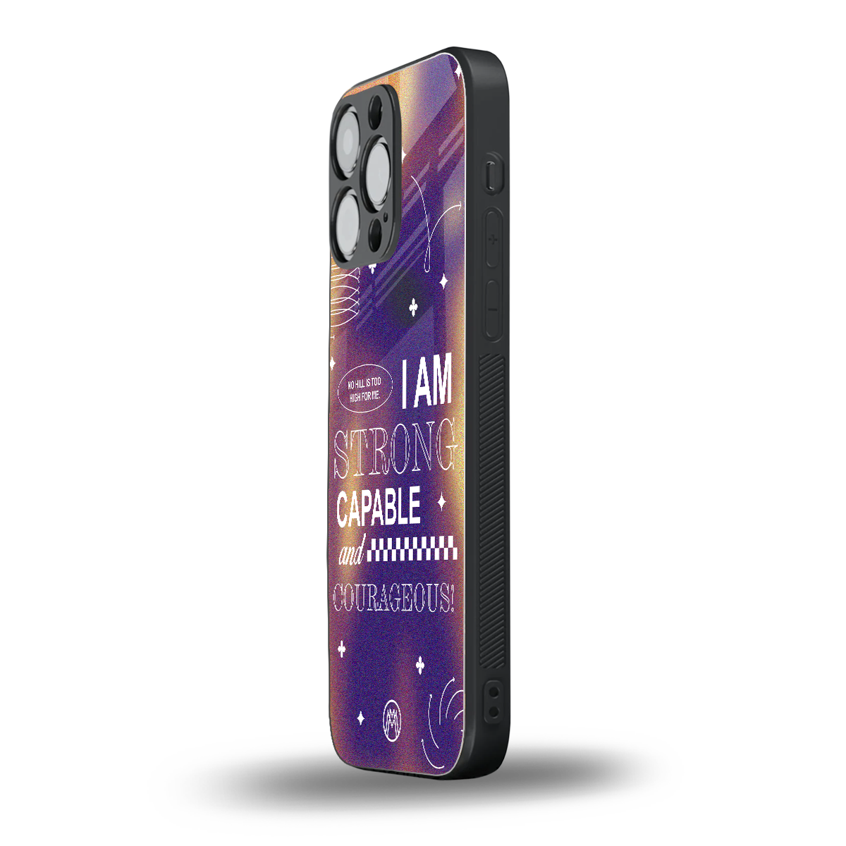 no limits back phone cover | glass case for iphone 15 pro max