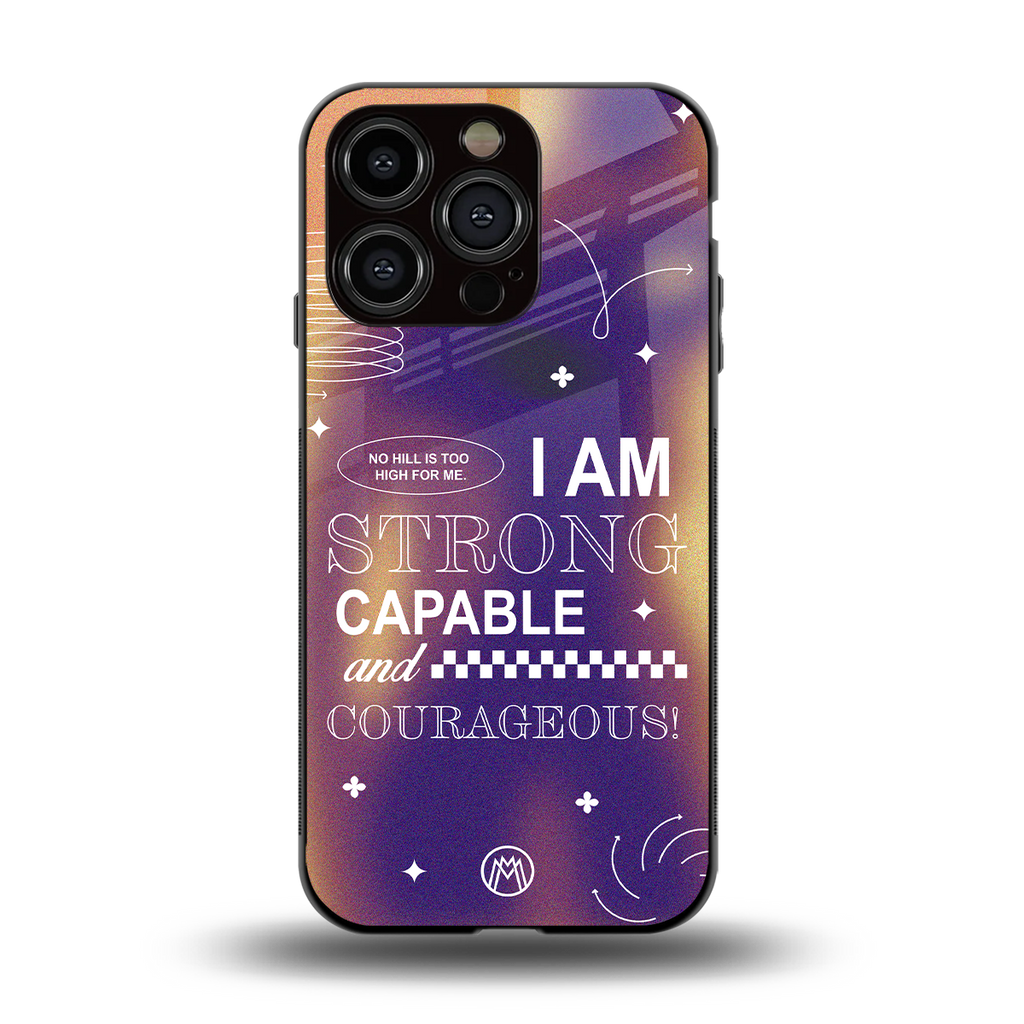 no limits back phone cover | glass case for iphone 15 pro