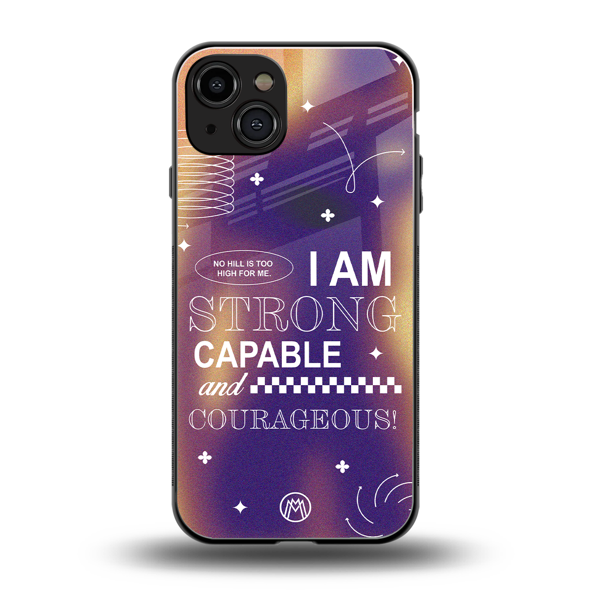 no limits back phone cover | glass case for iphone 15