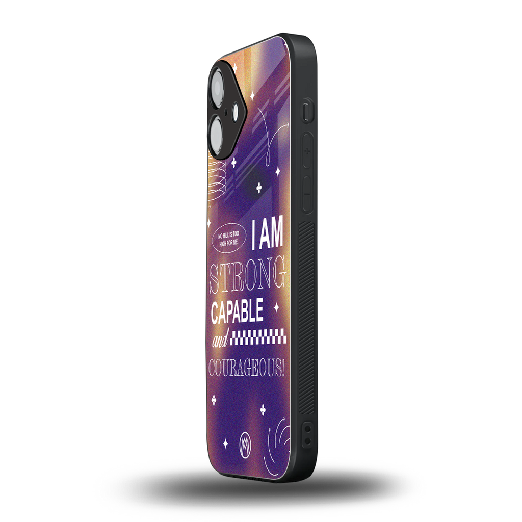 no limits back phone cover | glass case for iphone 16 plus
