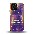 no limits back phone cover | glass case for iphone 16 pro max