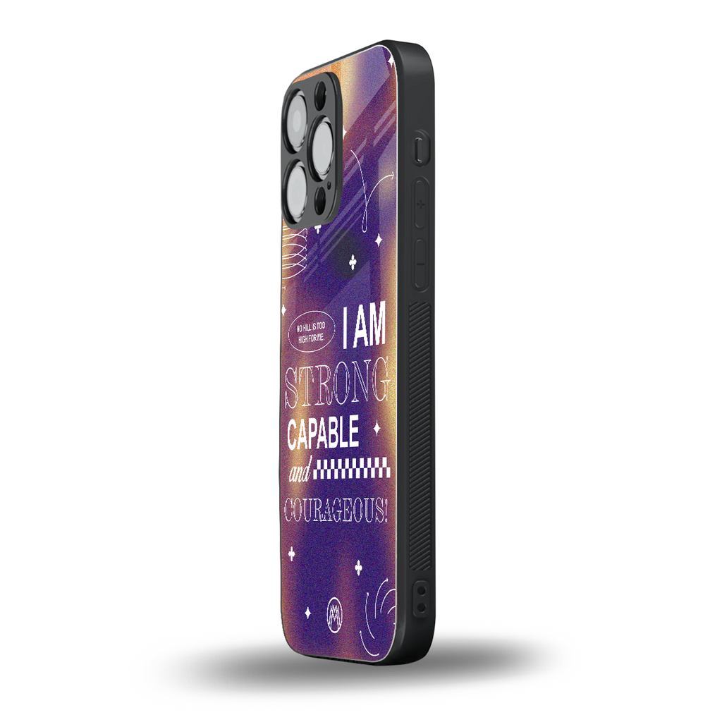 no limits back phone cover | glass case for iphone 16 pro max