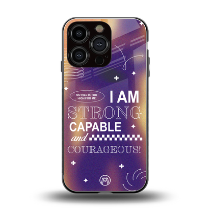 no limits back phone cover | glass case for iphone 16 pro