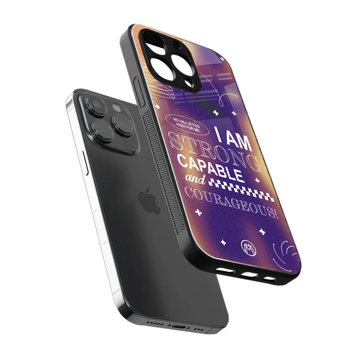 no limits back phone cover | glass case for iphone 16 pro