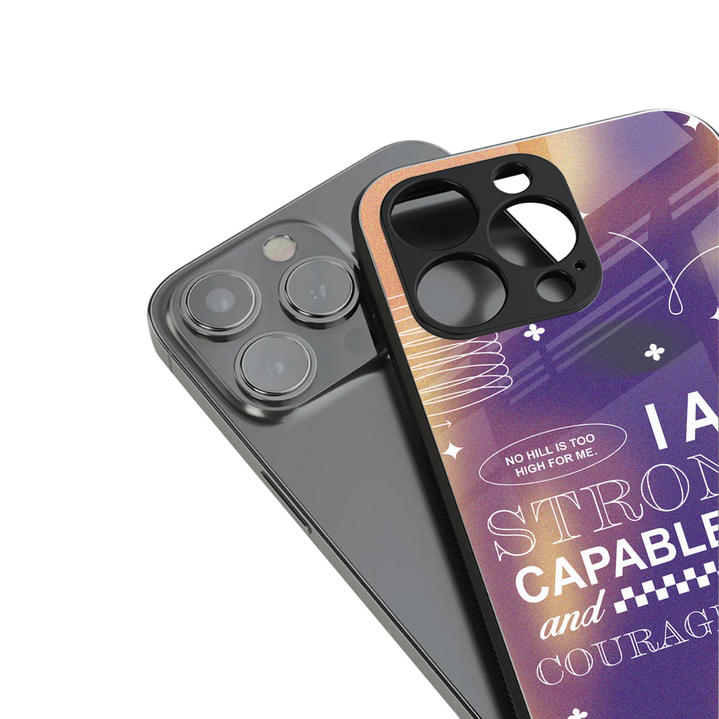 no limits back phone cover | glass case for iphone 15 pro max