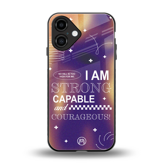 no limits back phone cover | glass case for iphone 16