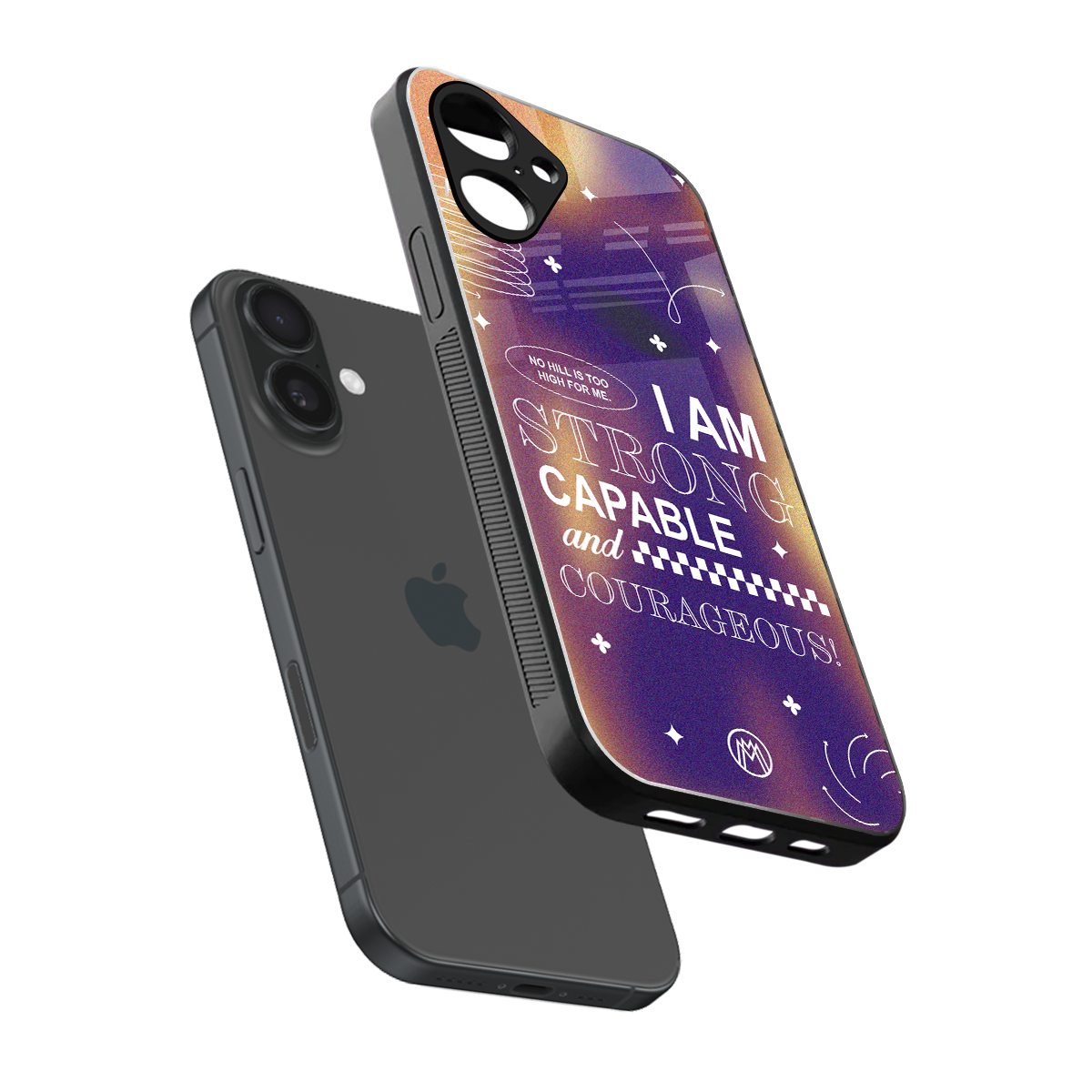 no limits back phone cover | glass case for iphone 16