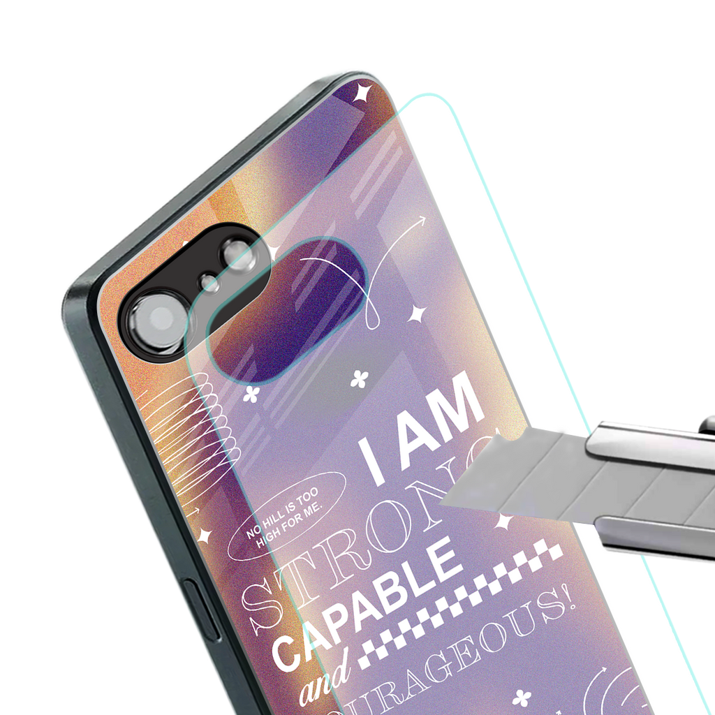 no limits back phone cover | glass case for iphone 16e