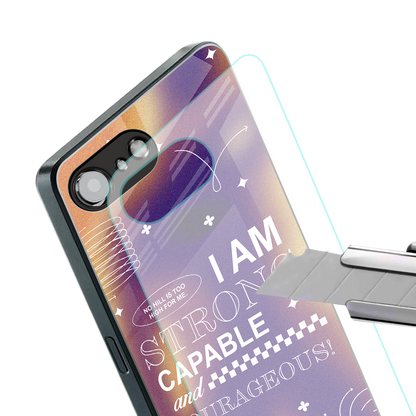 no limits back phone cover | glass case for iphone 16e