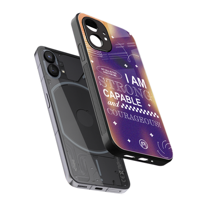 no limits back phone cover | glass case for nothing phone 1