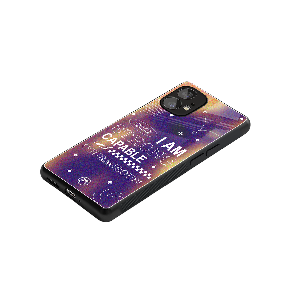 no limits back phone cover | glass case for nothing phone 1