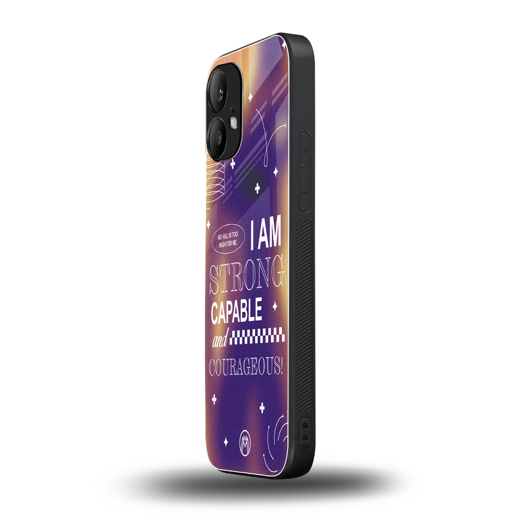 no limits back phone cover | glass case for nothing phone 2