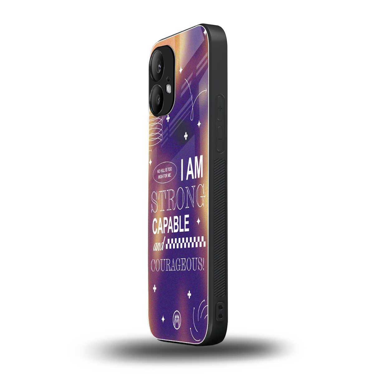 no limits back phone cover | glass case for nothing phone 2