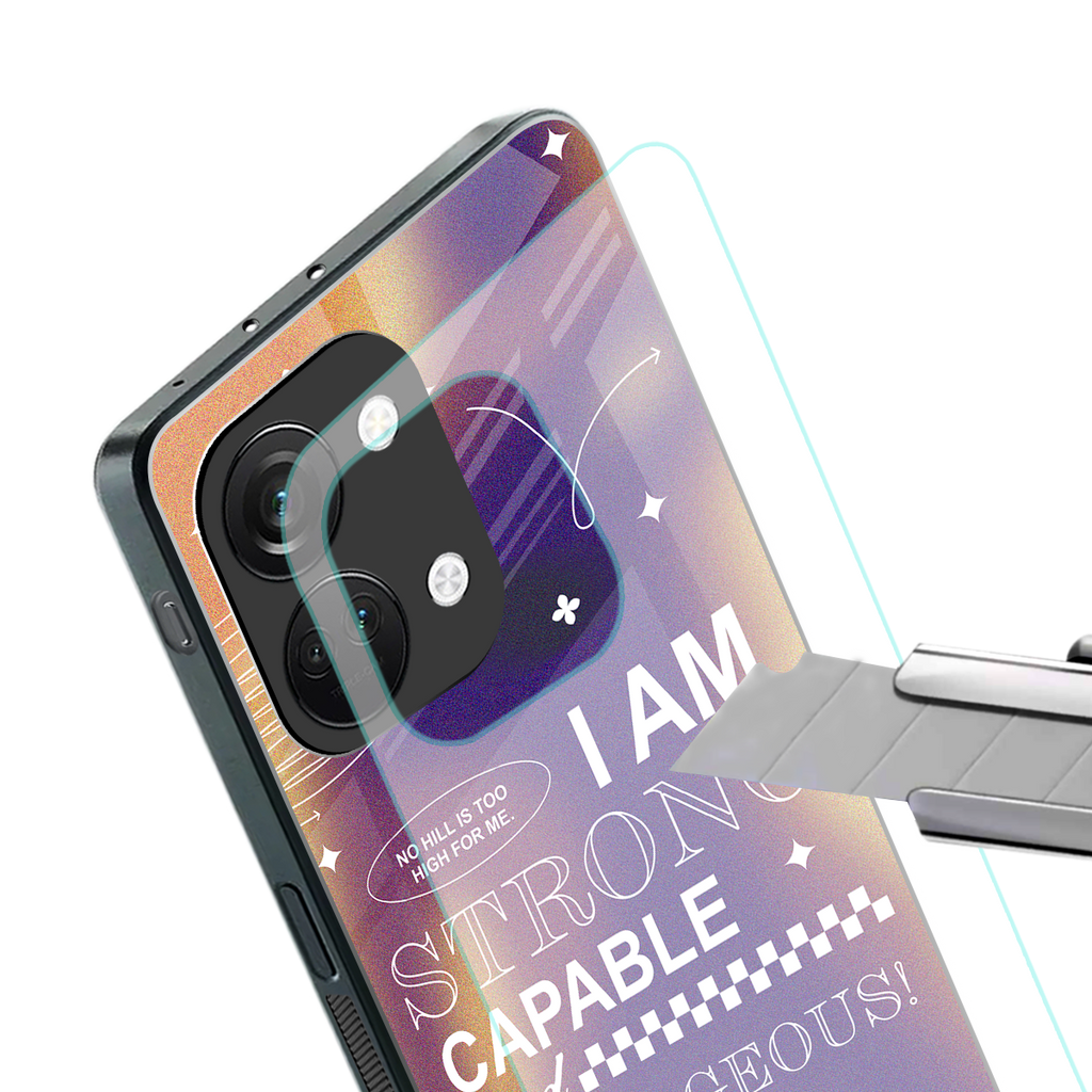 no limits back phone cover | glass case for oneplus nord 3