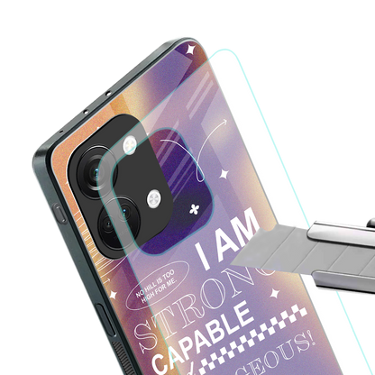 no limits back phone cover | glass case for oneplus nord 3