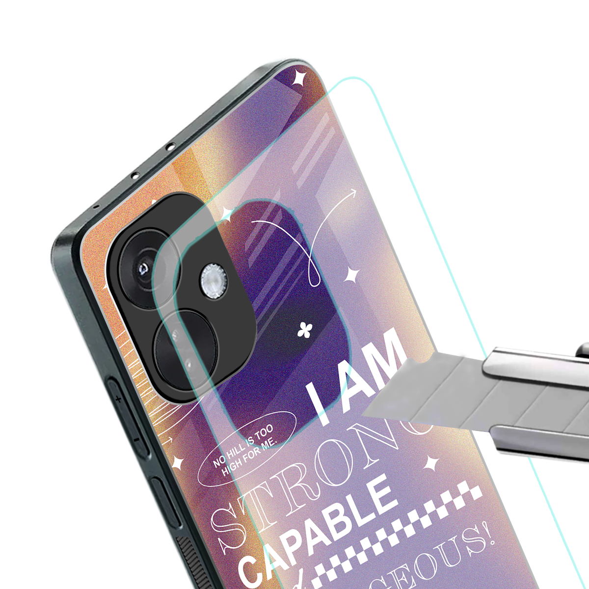 no limits back phone cover | glass case for oneplus nord ce 3