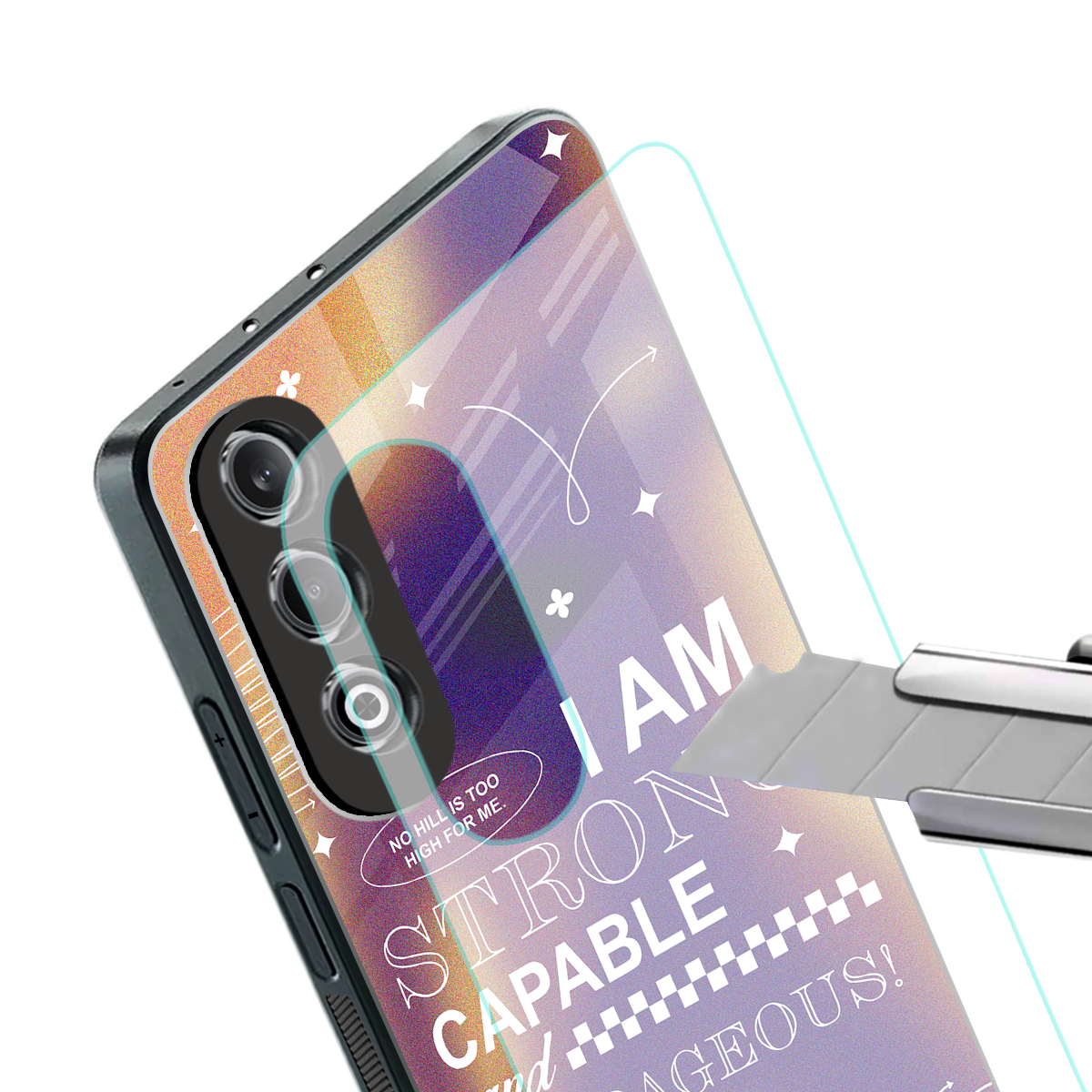 no limits back phone cover | glass case for oneplus nord ce 4