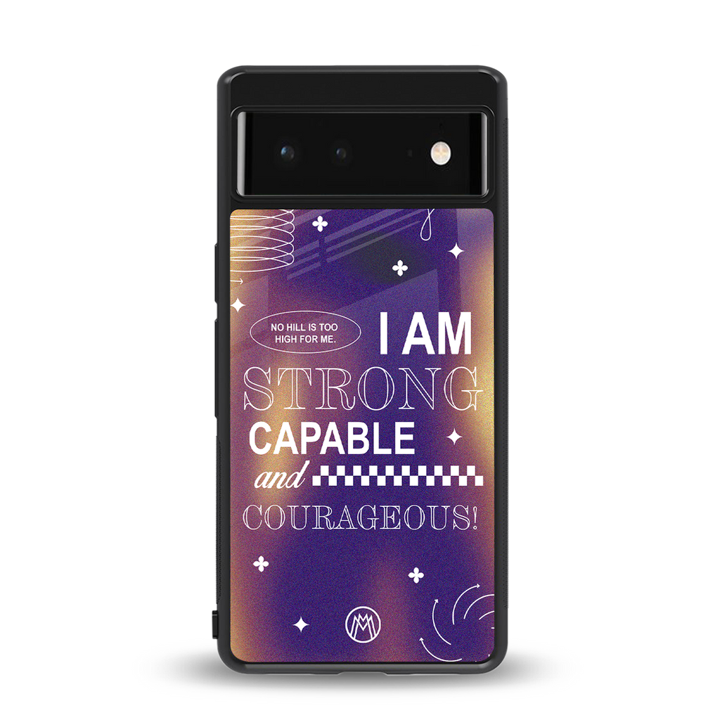no limits back phone cover | glass case for Google Pixel 6A