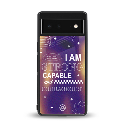 no limits back phone cover | glass case for Google Pixel 6A