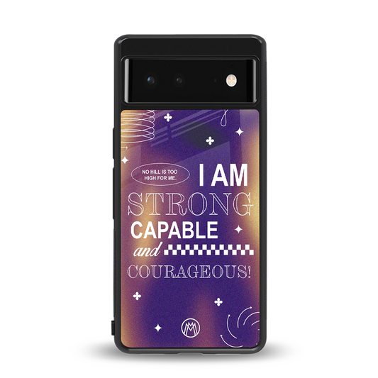 no limits back phone cover | glass case for Google Pixel 6A