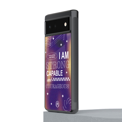 no limits back phone cover | glass case for Google Pixel 6A