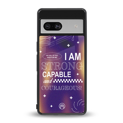 no limits back phone cover | glass case for Google Pixel 7A