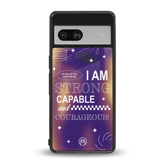 no limits back phone cover | glass case for Google Pixel 7A