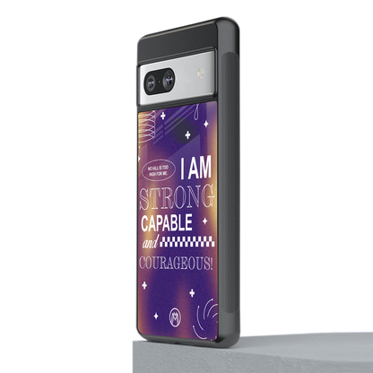no limits back phone cover | glass case for Google Pixel 7A