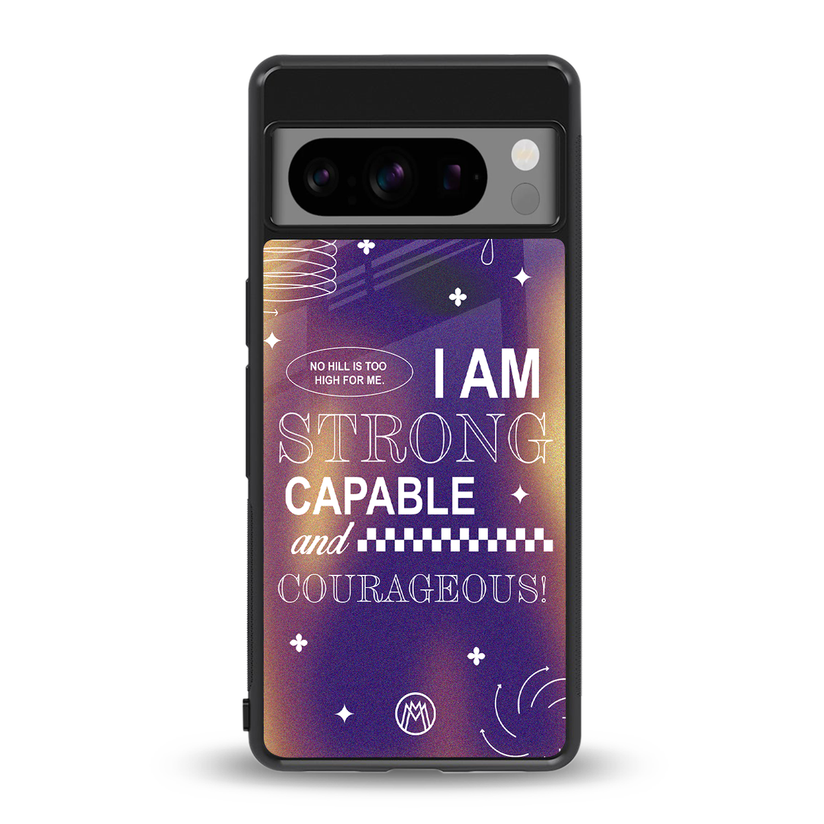 no limits back phone cover | glass case for google pixel 8 pro