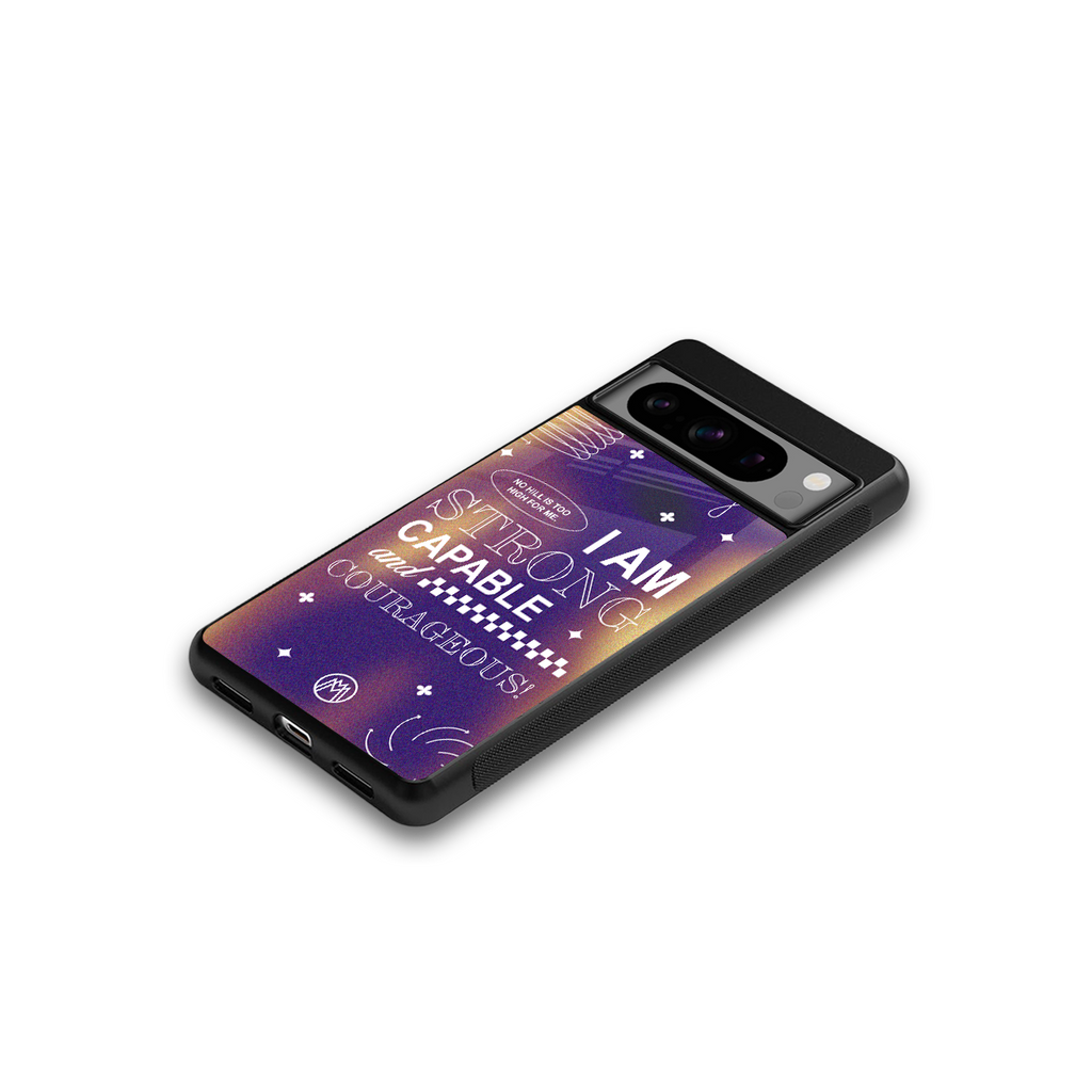 no limits back phone cover | glass case for google pixel 8 pro