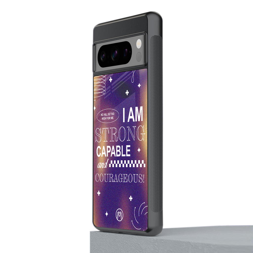 no limits back phone cover | glass case for google pixel 8 pro