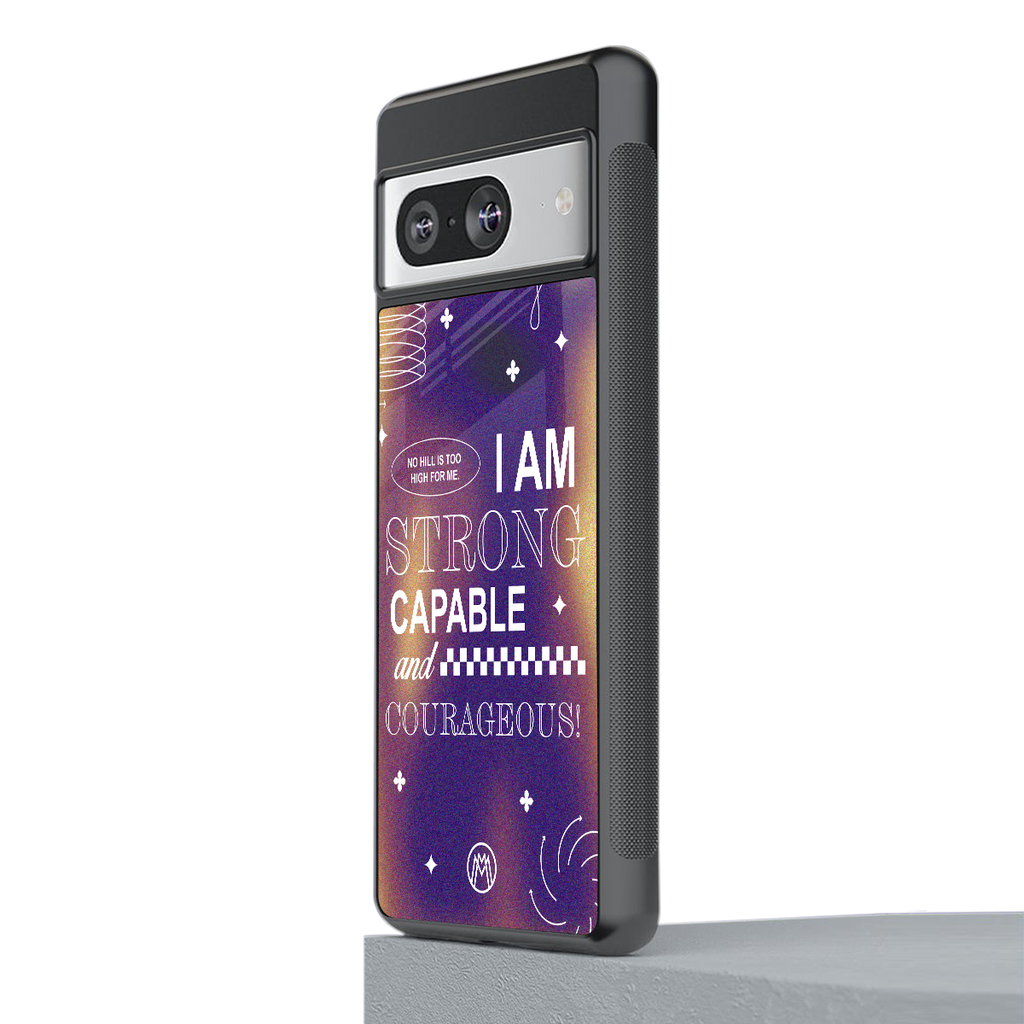 no limits back phone cover | glass case for Google Pixel 8