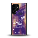 no limits back phone cover | glass case for samsung galaxy s24 ultra