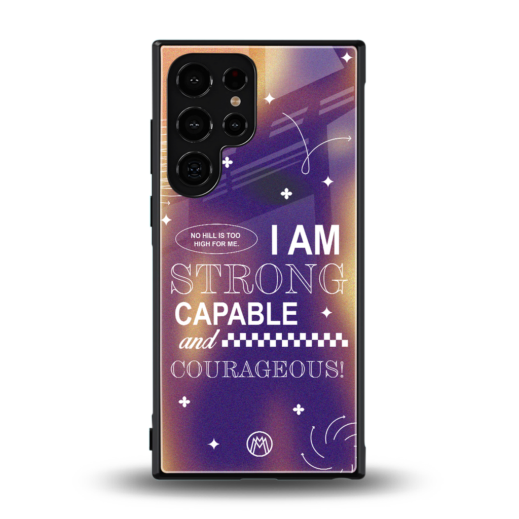 no limits back phone cover | glass case for samsung galaxy s23 ultra