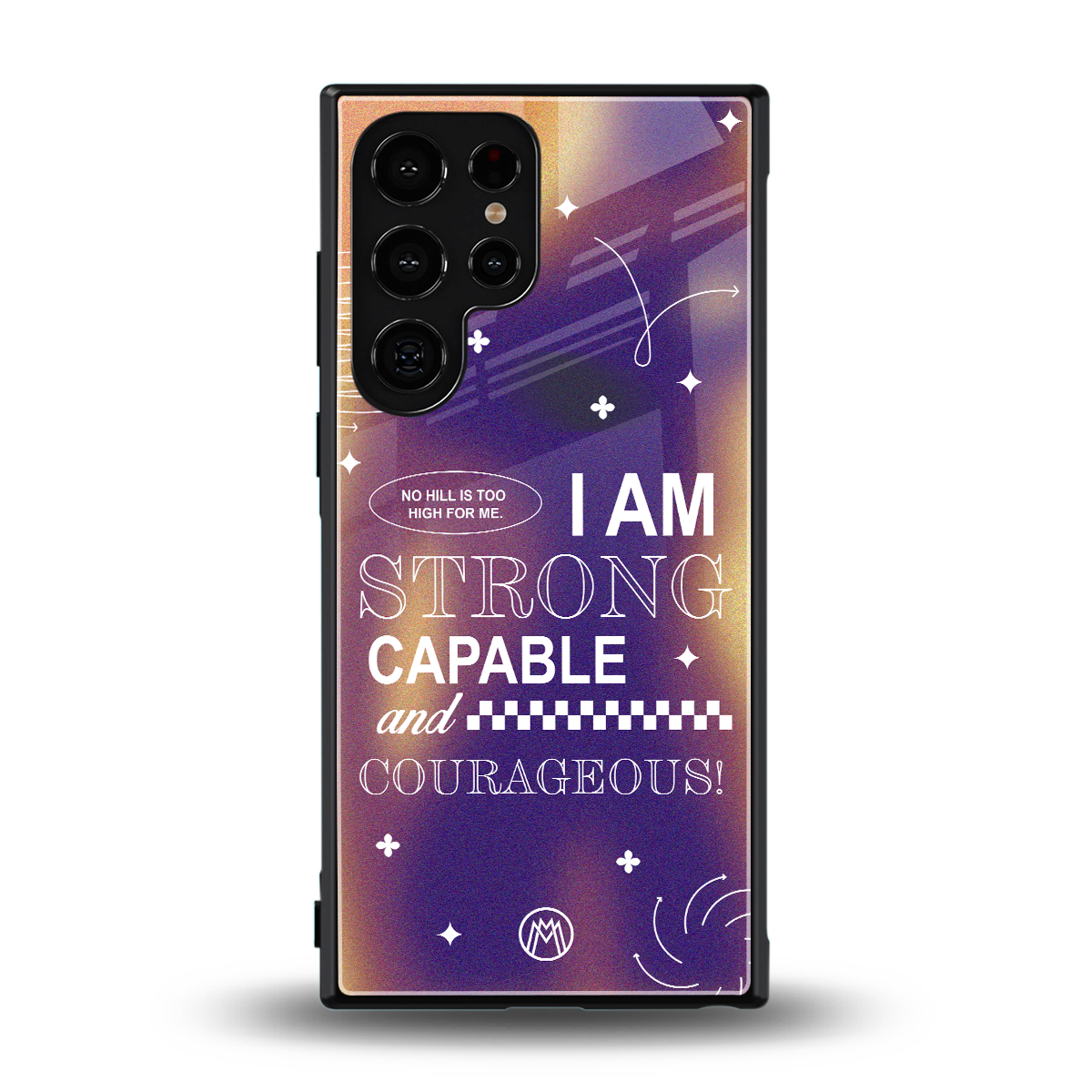 no limits back phone cover | glass case for samsung galaxy s23 ultra