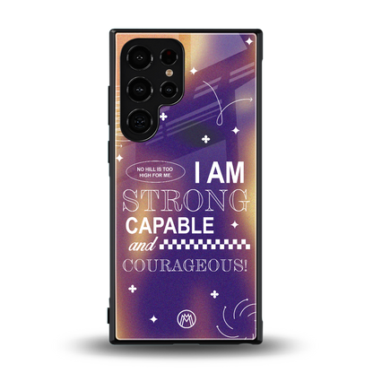 no limits back phone cover | glass case for samsung galaxy s23 ultra