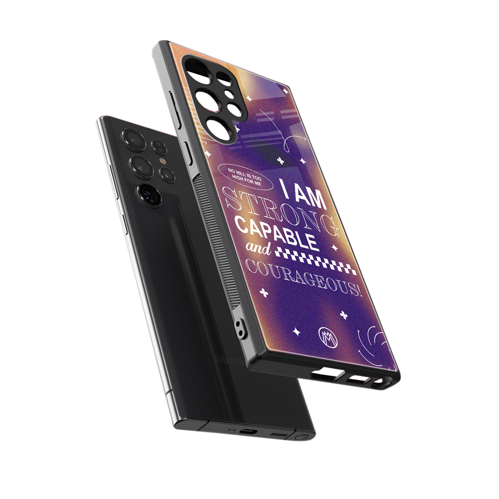 no limits back phone cover | glass case for samsung galaxy s23 ultra