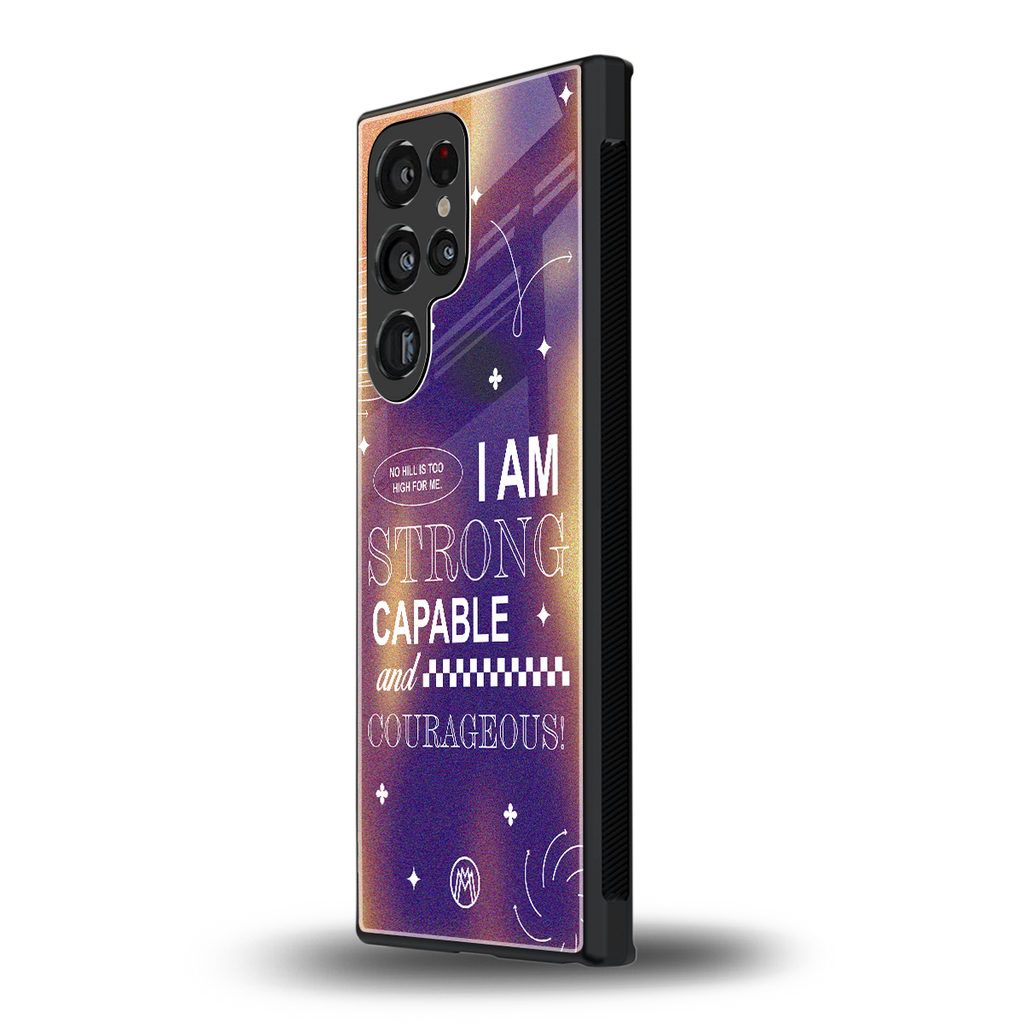 no limits back phone cover | glass case for samsung galaxy s24 ultra